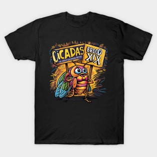 sundown serenade: cicada brood x.Magicicadas Brood X. T-Shirt